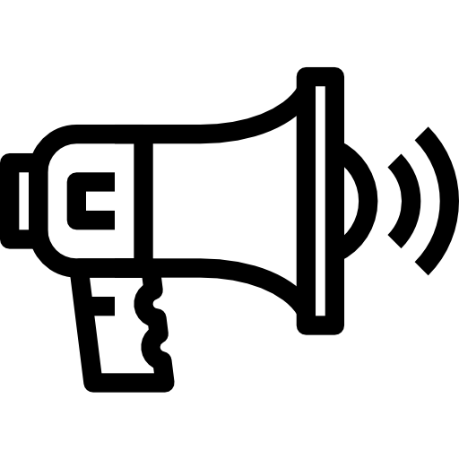 メガホン Justicon Lineal icon