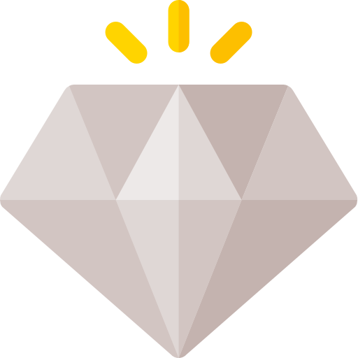 다이아몬드 Basic Rounded Flat icon