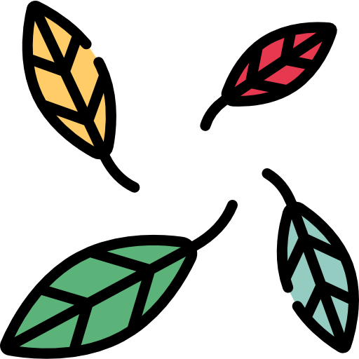 hojas Special Lineal color icono