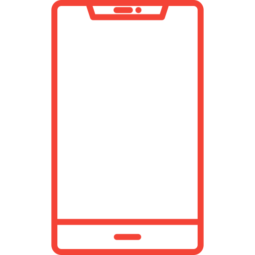 smartphone Generic color outline icoon