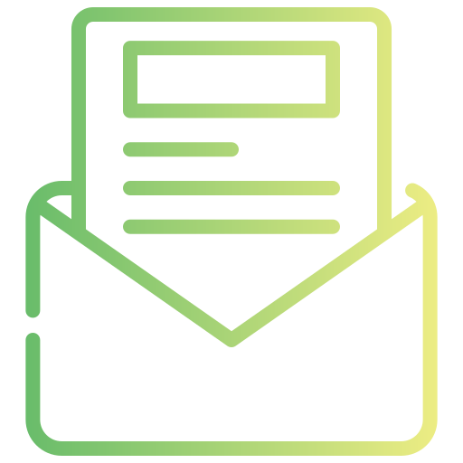 newsletter Generic gradient outline icon