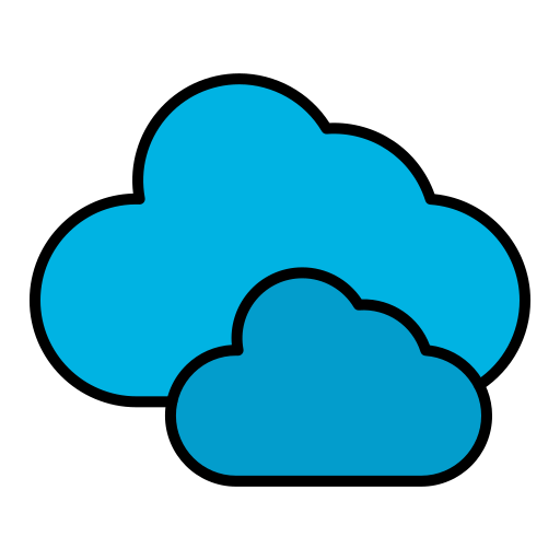 nuage Generic color lineal-color Icône