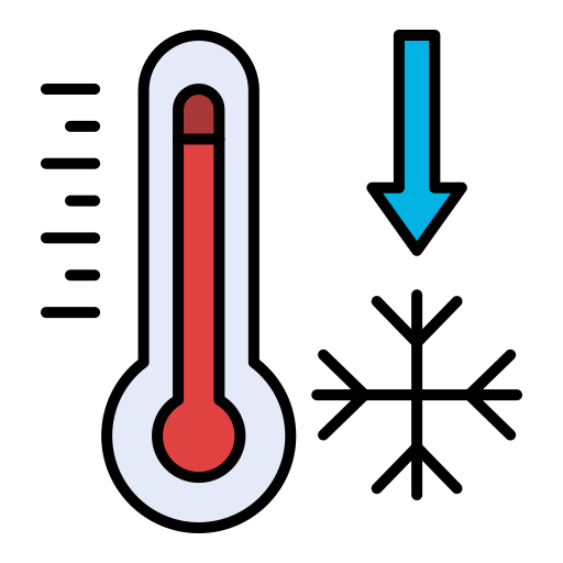 bassa temperatura Generic color lineal-color icona