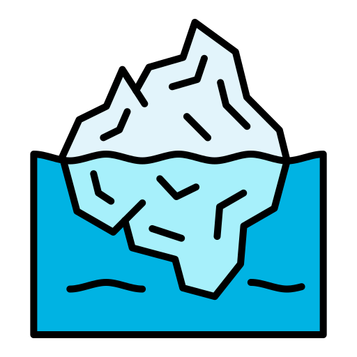 góra lodowa Generic color lineal-color ikona