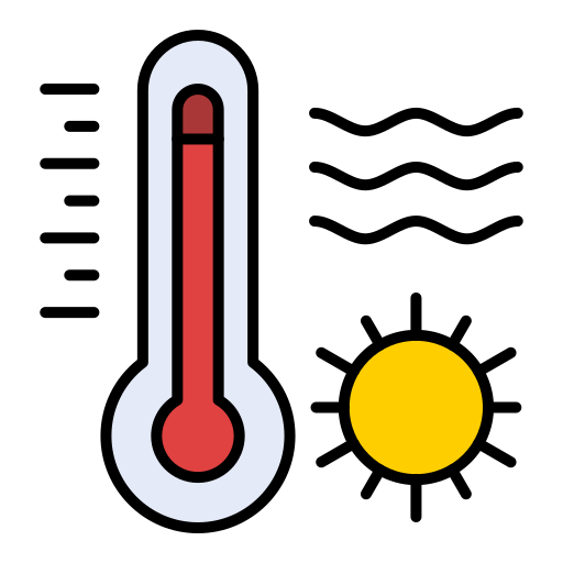 ola de calor Generic color lineal-color icono