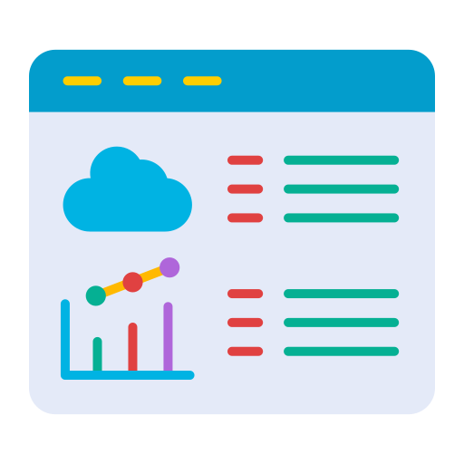 Forecast analytics Generic color fill icon