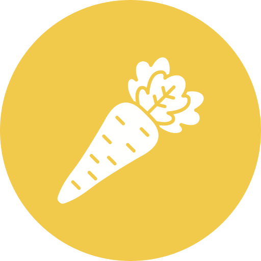 Carrot Generic color fill icon