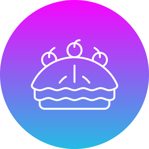 torta di ciliegie Generic gradient fill icona