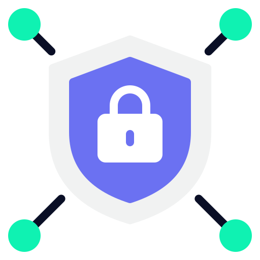 Secure and safe Generic color fill icon