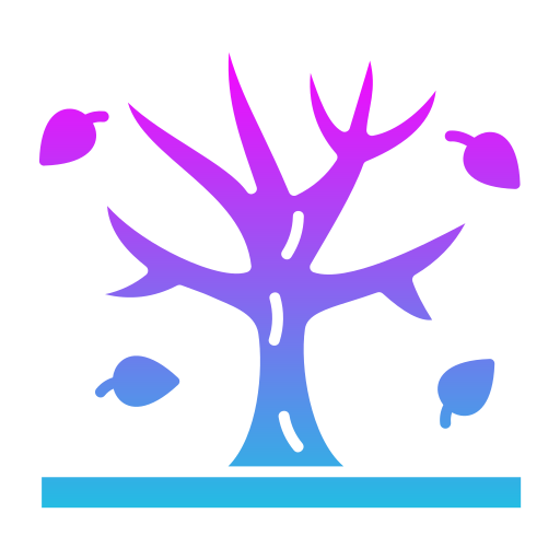 suche drzewo Generic gradient fill ikona