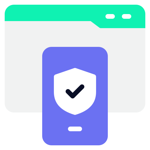 Two factor authentication Generic color fill icon