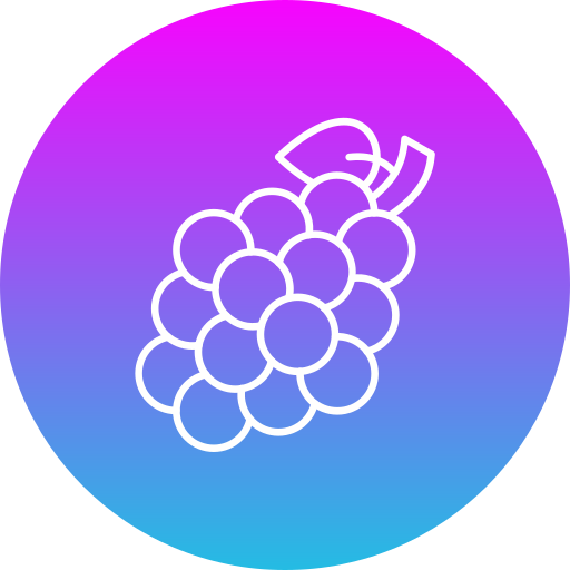 Grapes Generic gradient fill icon