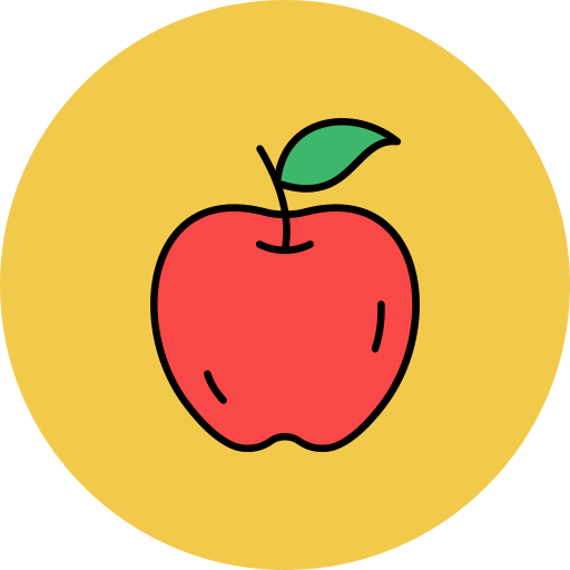 Яблоко Generic color lineal-color иконка