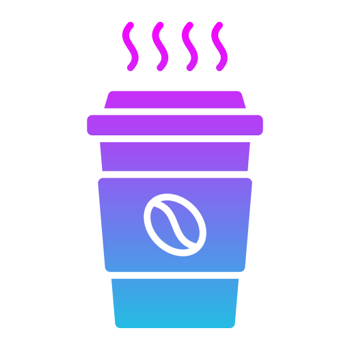 ホットドリンク Generic gradient fill icon