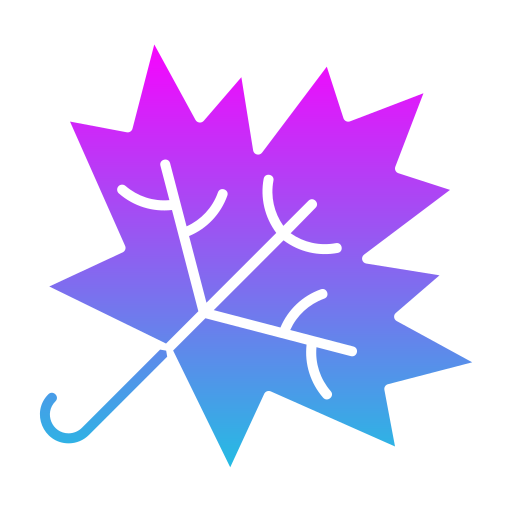 Maple leaf Generic gradient fill icon