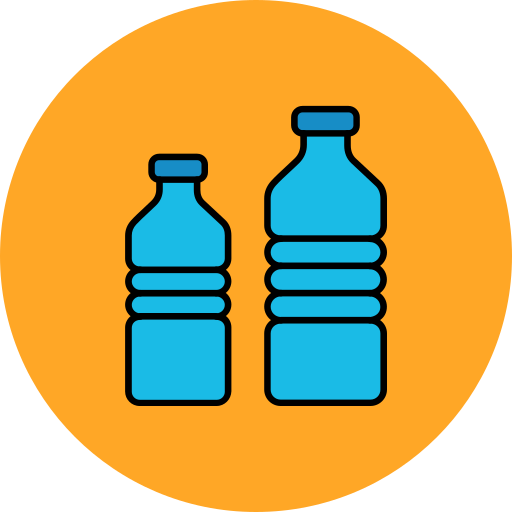 Bottle Generic color lineal-color icon