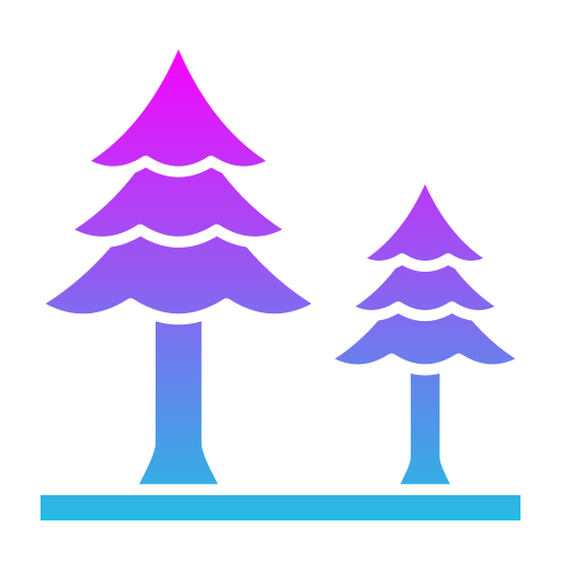 Pine tree Generic gradient fill icon