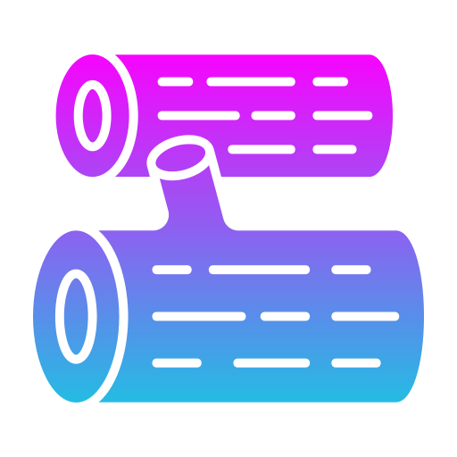 boom logboek Generic gradient fill icoon