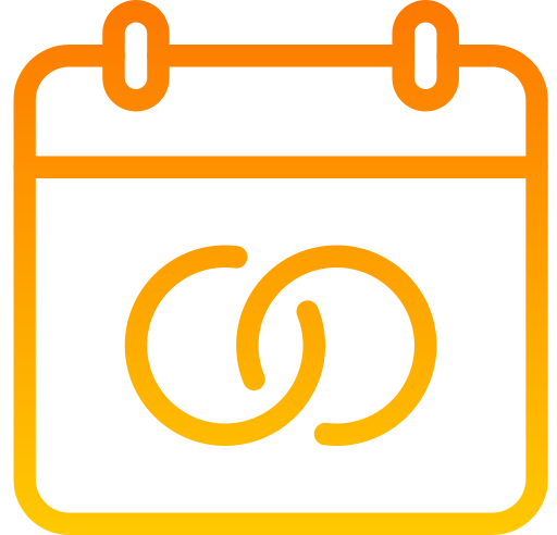 fecha de boda Generic gradient outline icono