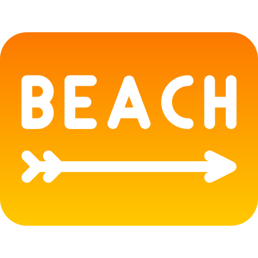 해변 Generic gradient fill icon