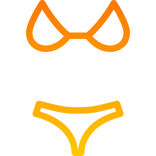 bikini Generic gradient outline icoon