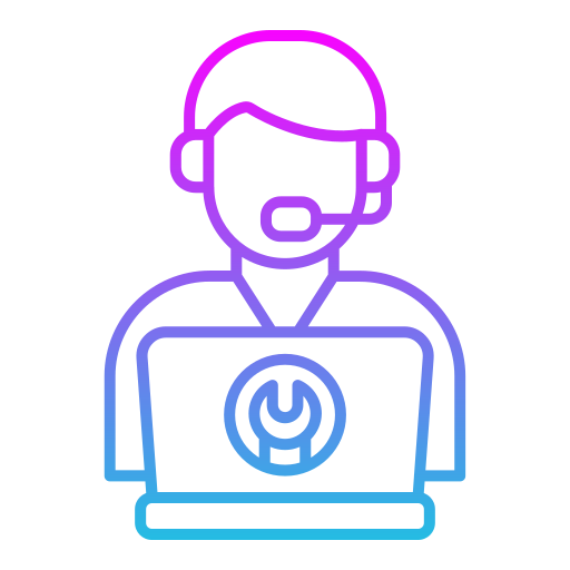 Technical Support Generic gradient outline icon