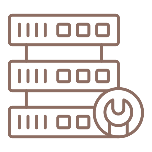 server Generic color outline icon