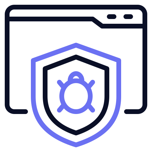protección de malware Generic color outline icono