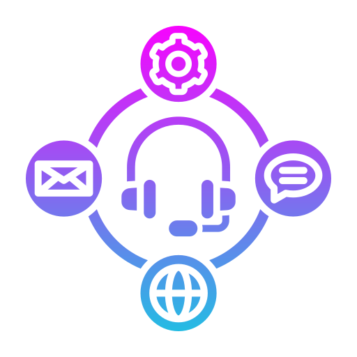 Customer service Generic gradient fill icon