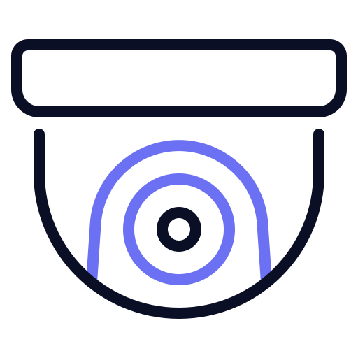 beveiligingscamera Generic color outline icoon