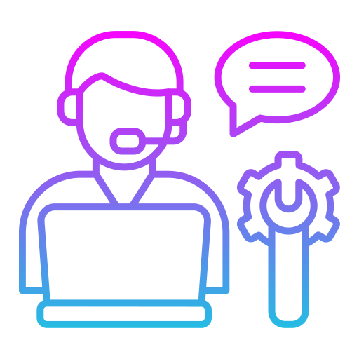 Technical Support Generic gradient outline icon