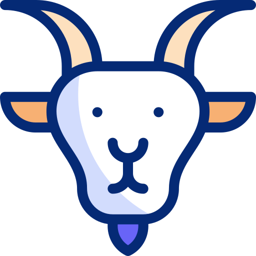Goat Basic Accent Lineal Color icon