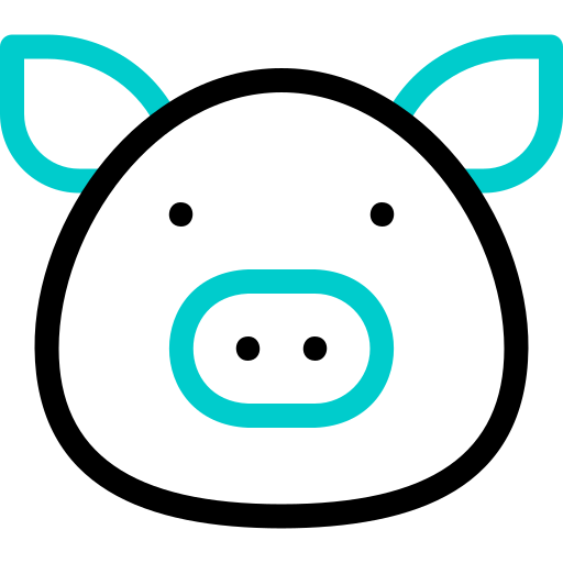 cerdo Basic Accent Outline icono
