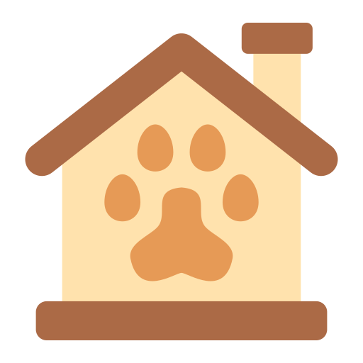 casa de mascotas Generic color fill icono