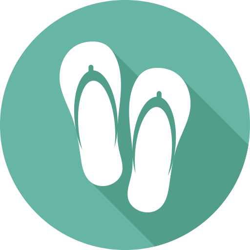 chancletas Generic color fill icono