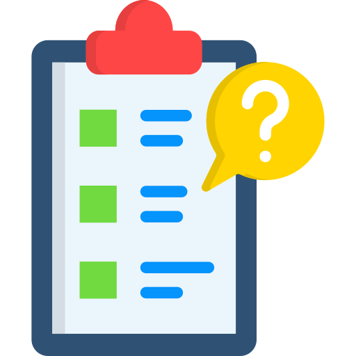 Questionnaire Generic color fill icon