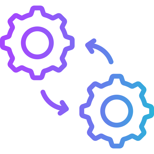 integratie Generic gradient outline icoon