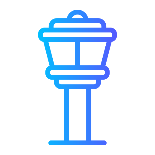 Control tower Generic gradient outline icon