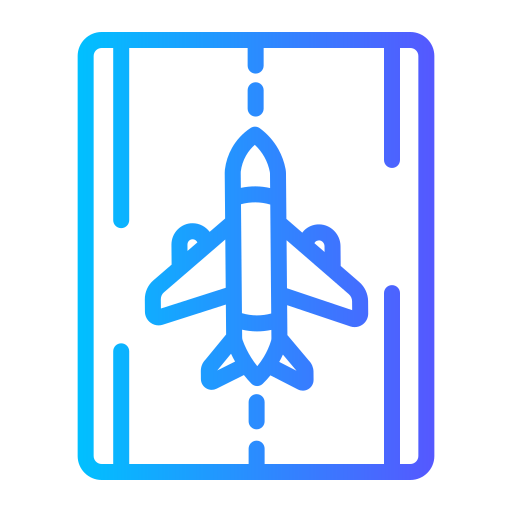Runway Generic gradient outline icon