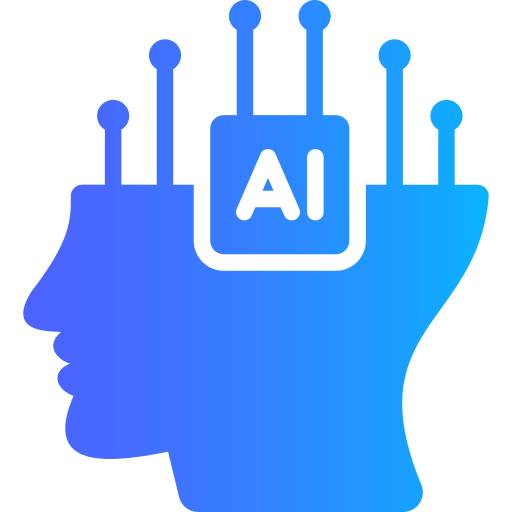 inteligencia artificial Generic gradient fill icono