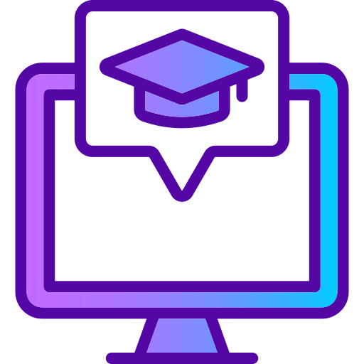 Online learning Generic gradient lineal-color icon