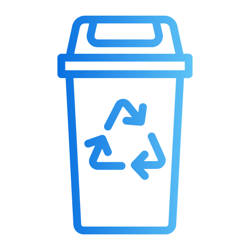 tacho de reciclaje Generic gradient outline icono