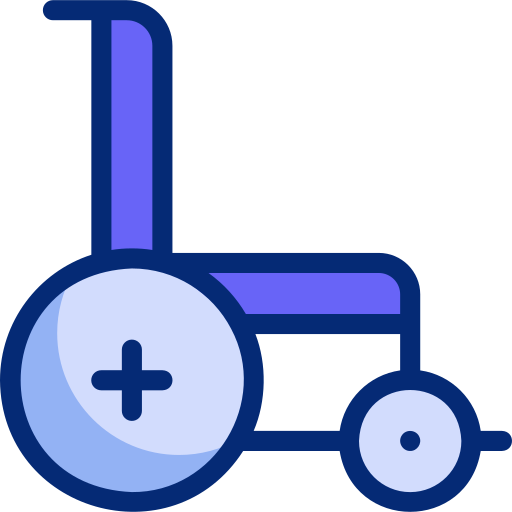Wheelchair Basic Accent Lineal Color icon