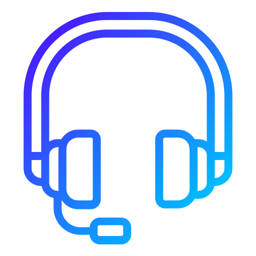 Headphone Generic gradient outline icon