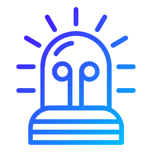 emergenza Generic gradient outline icona