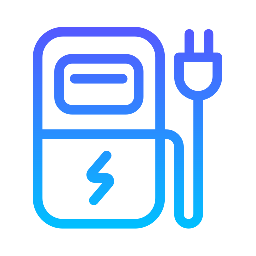 elektrische station Generic gradient outline icon