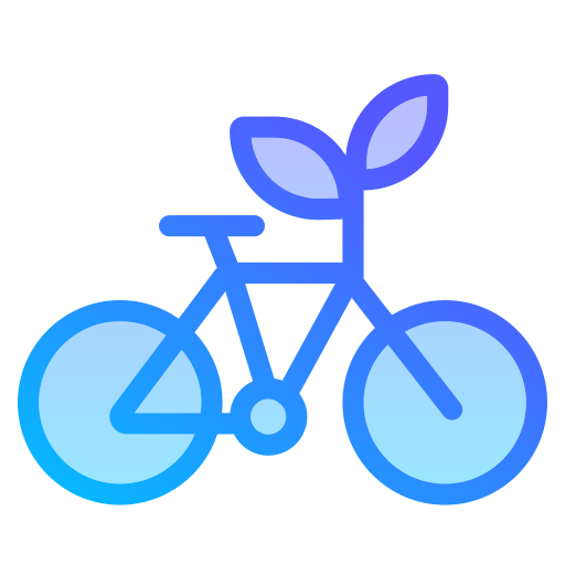 Bicycle Generic gradient lineal-color icon