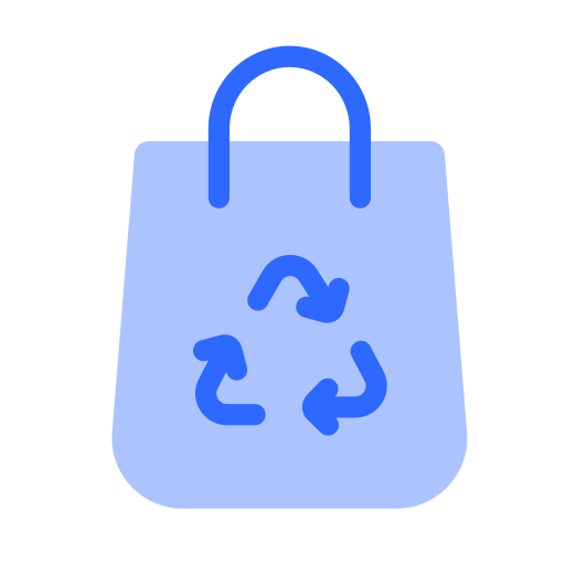 wiederverwertbare tasche Generic color fill icon