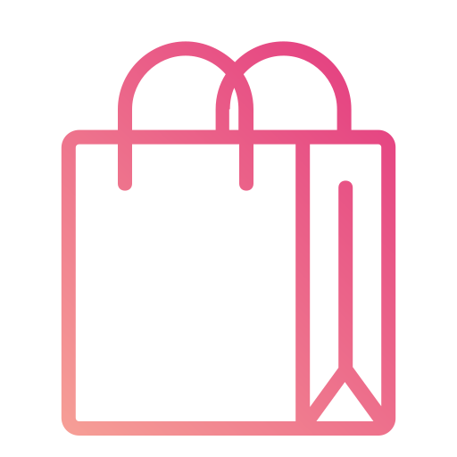 Shopping bag Generic gradient outline icon