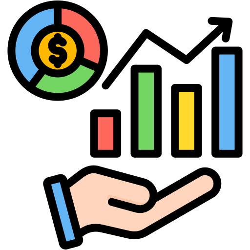 Sales analytics Generic color lineal-color icon